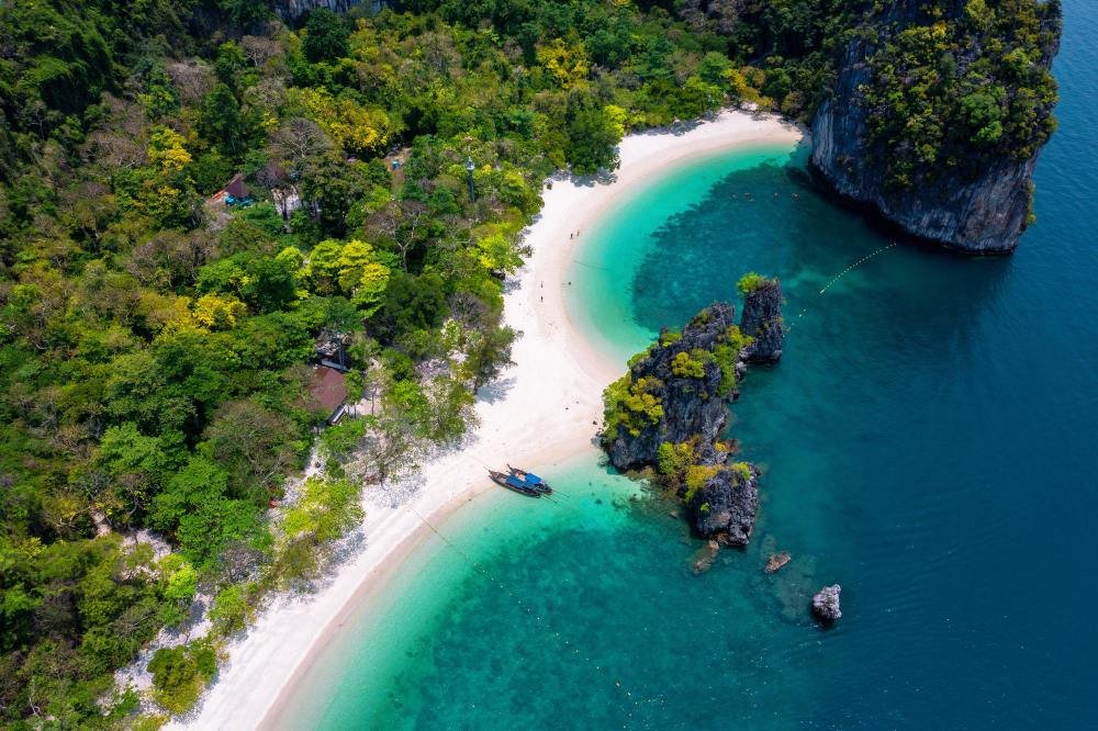 The Hong Islands from above, Krabi